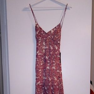 Pretty Forever 21 Paisley Maxi Dress L